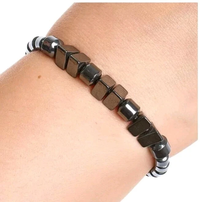 Hematite Natural Stretch Bracelet Chakra Healing